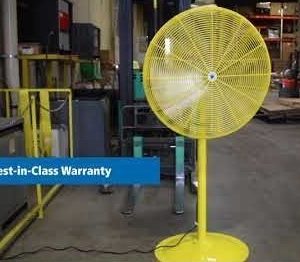 Ventilador Industrial  Pedestal 30" Motor Sellado Oscilante