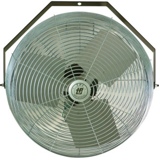 Ventilador Industrial de Pared 12 Pulgadas Motor Sellado 1/12 HP Estación de Trabajo U-12-TE