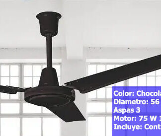 Ventilador de Techo color Chocolate 56 Pulgadas