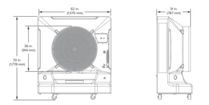 COOL SPACE 400 EVAPORATIVO PORTACOOLERS - Image 2