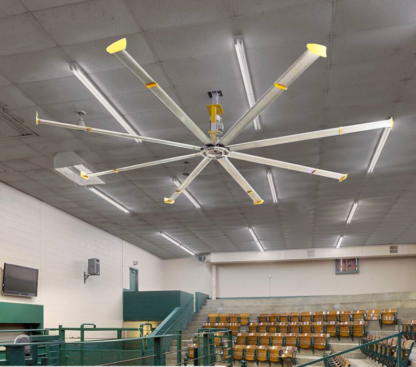 VENTILADOR DE TECHO INDUSTRIAL POWER FOIL D 8 PIES