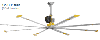 VENTILADOR DE TECHO POWERFOIL X4 BIG ASS FAN