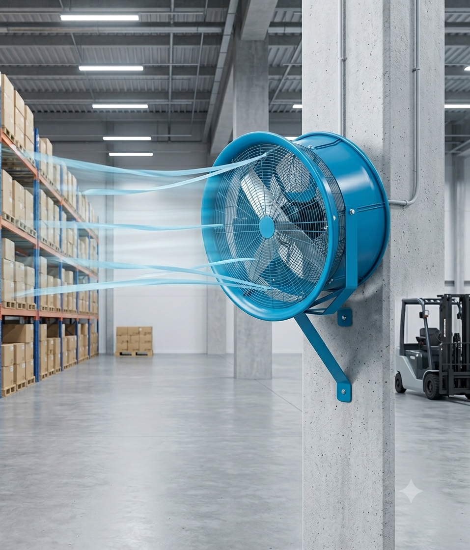 ventilador jet stream 30 pulgadas ventilador industrial con soporte de pared ventilador industrial de alto alcance ventilador para bodega industrial ventilador jet fan industrial